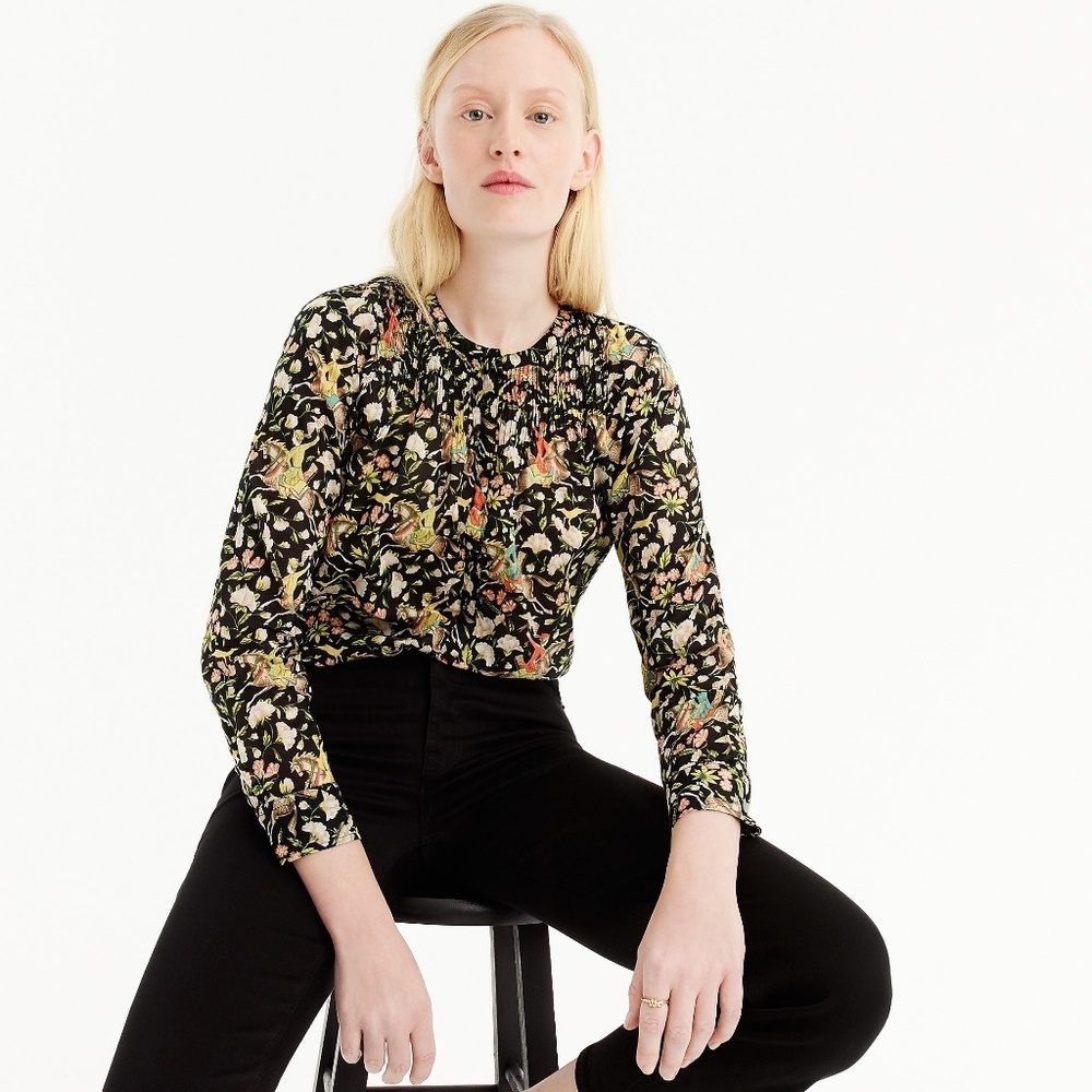 Drake's for J. Crew Horseback Rider Floral